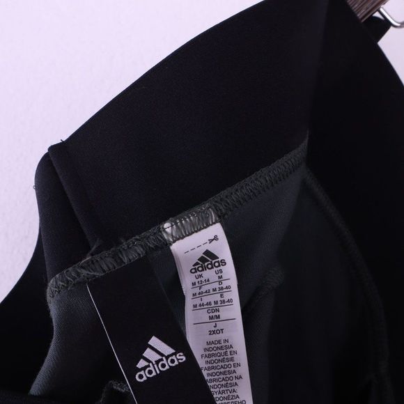 ADIDAS 3 Stripe Green Leggings - Picture 7 of 8